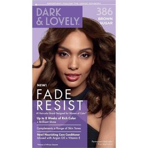 Темная и прекрасная устойчивая к выцветанию насыщенная кондиционирующая краска для волос Коричневый сахар 386, Dark & Lovely