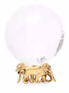 Декоративная фигурка lion ball среднего размера, 9х40х6,8х6,8 см, Goossens, золотистый