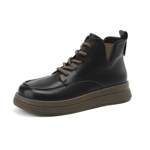 Женские сапоги Chelsea 9 см 3,8 см JOSINY, экрю (с флисовой подкладкой)