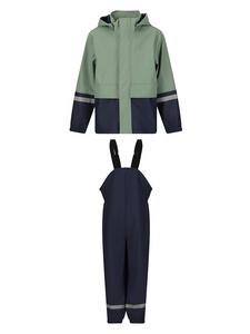 Zigzag Дождевой костюм из двух частей "Симба" в зелено-темно-синей расцветке