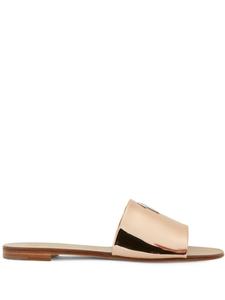 Giuseppe Zanotti сандалии Shirley с эффектом металлик, розовый