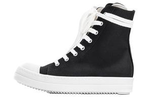 Rick Owens DRKSHDW Высокие стильные скейтерские кроссовки Women's Black