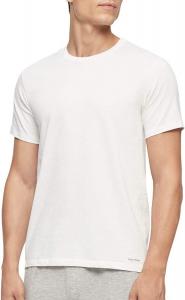 Мужские хлопковые футболки Calvin Klein Multipack с круглым вырезом, White