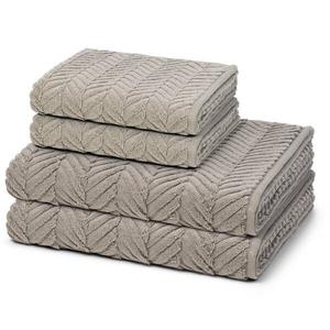 Sensual Skin Zopf Набор полотенец Ross 4-teilig, 50x1x100 см цвет flanell