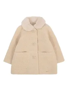 Шуба из искусственного меха Mayoral, бежевый