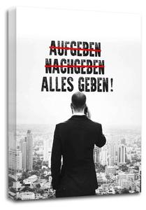 Картина на холсте Hustling Sharks Alles Geben, серый