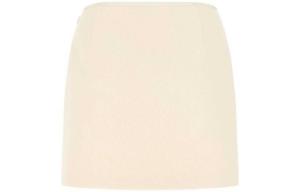 Юбка повседневная женская молочно-белая Miu Miu