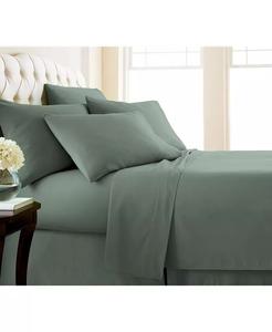 Комплект простыней для регулируемых матрасов с дополнительными наволочками, набор из 7 предметов, Split King Southshore Fine Linens, зеленый