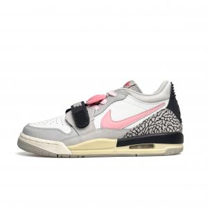 Детские баскетбольные кроссовки Legacy 312 с низким износостойким верхом для подростков Jordan, розовый