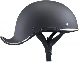 Мотоциклетный полушлем, винтажный открытый мотоциклетный шлем для взрослых, мотоциклетный шлем-шапка, полушлем для взрослых мужчин и женщин, одобрен DOT и ECE 22.05, 54-58 см, матовый черный BaoFuStore, matte black