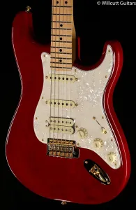 Fender Tash Sultana Stratocaster с прозрачной вишневой грифовой накладкой из клена (480)