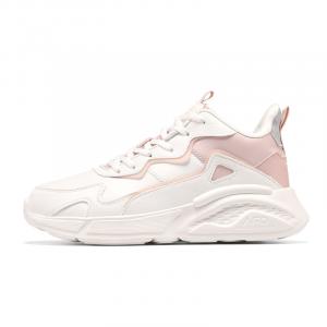 Женские кроссовки Lifestyle с низким верхом, белый/розовый 361°