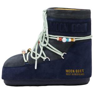 Moon Boot Guest In Residence Collaboration Icon Low Short Snow Boots Women's Gray Blue