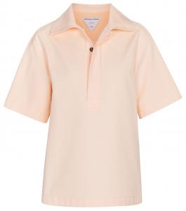 Хлопковый топ-поло Bottega Veneta, Macaroon
