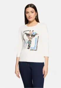 Mit aufdruck long sleevet top Betty Barclay, Patch Cream Dark Blue