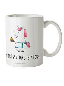 Детская кружка-кекс Единорог с надписью белого цвета Mr. & Mrs. Panda