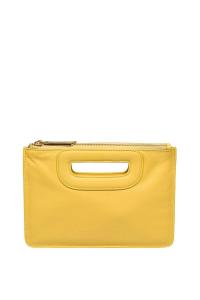Кожаный клатч 'Esher' Pure Luxuries London, желтый