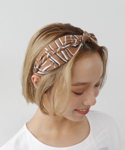 Повязка на голову с принтом «Три-четыре времени/Африканец» Three Four Time, цвет Brown