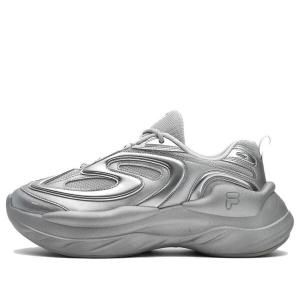 Кроссовки buzzard sneakers 'silver grey' Fila Fusion, серебряный