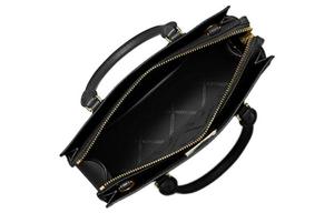 Валери Литчи Грейн Текстурная Кожаная Сумка Маленький Размер Женская Черная MICHAEL KORS