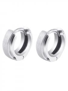 Adeliás Женские серьги-кольца из серебра 925 пробы