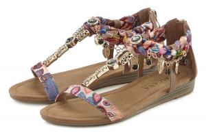 Сандалии LASCANA Sandale, цвет rosa/camelfarben