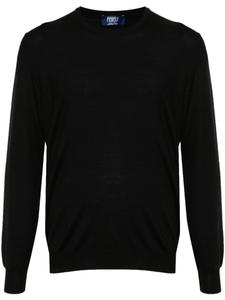 Fedeli джемпер из вирджинской шерсти, черный