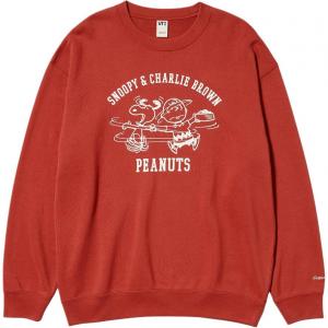 PEANUTS, PEANUTS SS26 Свитшот Unisex UNIQLO, 16 красный