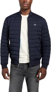 GUESS мужская куртка Jirky Reversible Softshell с эластичным нейлоном, Smart Blue