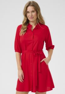 Платье-рубашка TIAH SHORT ZALLY FIT Cream, красный