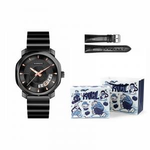 KANGOL Часы Men's Watch, K951 Obsidian Black[Hip-Hop, Box]