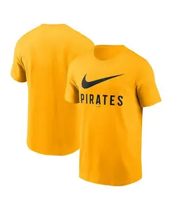 Мужская футболка Gold Pittsburgh Pirates с логотипом Swoosh Nike