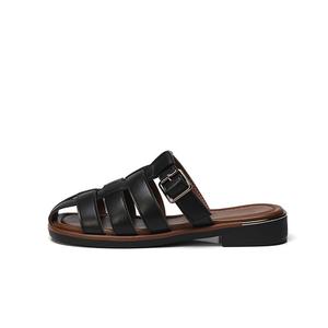 Мюли женские с закрытым носком женские Bull Charm, черный