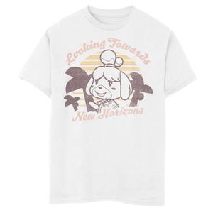 Футболка с рисунком «Animal Crossing: New Horizons Isabelle Sunset» для мальчиков 8–20 лет Licensed Character
