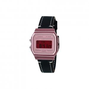 CASIO Часы Retrofit Series Quartz Movement Genuine Leather Strap Watch Men's Watch Pink Watch Dial