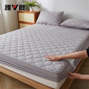 Yalu Простыня на резинке 200х220 см, утепленная, цвет Butterfly - Light Gray