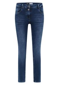 CECIL Джинсы Slim fit в темно-синем цвете