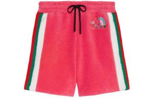 Шорты женские The North Face x Gucci, красный
