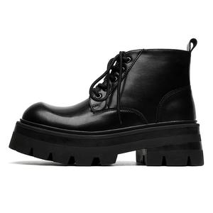 Ботинки Short Martin мужские черные Cachiotti, черные с мягкой подкладкой