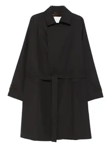 Пальто с поясом и воротником Costumein, коричневый