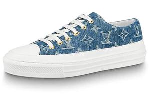 Кроссовки LOUIS VUITTON Lv Stellar Low Top Denim Blue Women's