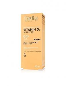 Витамин D3, Ночная лифтинг-подтягивающая маска, 50 мл Delia Cosmetics