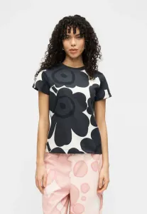 Футболка heleys с принтом unikko Marimekko, Off-White/Dark Grey/Black