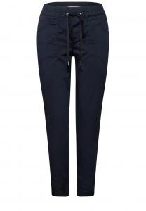 Узкие брюки STREET ONE, темно-синий