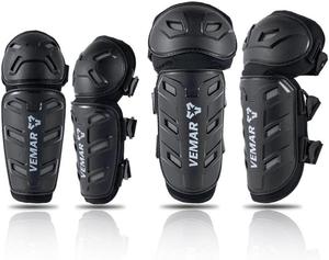 Мужские мотоциклетные наколенники для езды на мотоцикле, защита от падений, защита для мотокросса, дышащие мотоциклетные наколенники со светоотражающим рисунком для занятий спортом на открытом воздухе (E29) RHkxjPjyF