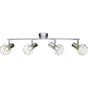 Потолочный светильник XARA I E14 1 шт. Потолочный светильник/металл/прихожая/гостиная/спальня Globo Lighting, Verchromt
