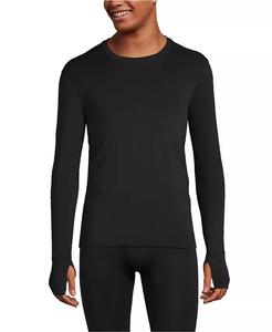 Мужская футболка Flex Performance Crewneck Lands' End, черный