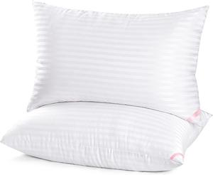 EIUE Подушки для сна EIUE Hotel Collection, стандартный размер, супермягкие, с наполнителем из микрофибры, альтернатива пуху White