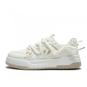 WARRIOR Легкие и износостойкие женские лоу-топы для скейтбординга бежевые, цвет Beige