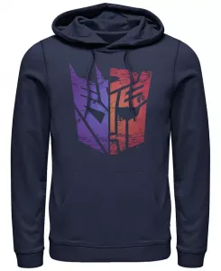 Мужская флисовая худи Transformer Split Logo Fifth Sun, синий